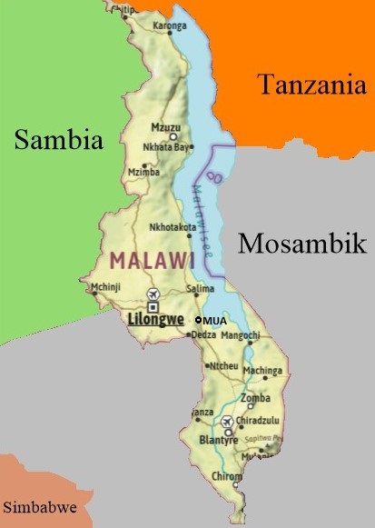 Malawi bearbeitet mit Mua